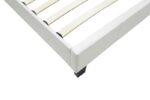 Κρεβάτι Nevil 100x200 PU χρώμα λευκό ματ - Image 6