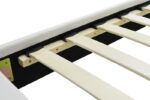Κρεβάτι Nevil 100x200 PU χρώμα λευκό ματ - Image 7