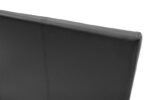 Κρεβάτι Nevil 100x200 PU χρώμα μαύρο ματ - Image 5