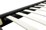 Κρεβάτι Nevil 100x200 PU χρώμα μαύρο ματ - Image 7
