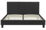 Κρεβάτι Nevil 150x200 PU χρώμα μαύρο ματ - Image 4