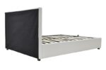Κρεβάτι Roi 160x200 PU λευκό ματ + αποθηκευτικό χώρο - Image 6