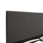 Κρεβάτι Nevil 150x200 με ύφασμα χρώμα ανθρακί - Image 6