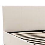 Κρεβάτι Norse pu λευκό με αποθηκευτικό χώρο 160x200εκ - Image 6