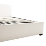 Κρεβάτι Norse pu λευκό με αποθηκευτικό χώρο 160x200εκ - Image 7