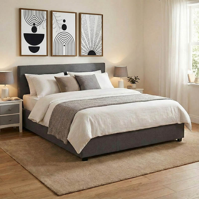 product_pako_006-000064 Κρεβάτι Molito ύφασμα σε ανθρακί απόχρωση με αποθηκευτικό χώρο160x200εκ - Image 1