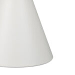 Βοηθητικά τραπέζια Coozlin Inart sintered stone σε απόχρωση λευκό μαρμάρου με λευκό-χρυσό μέταλλο - Image 5