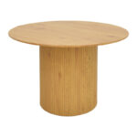 Τραπέζι Karulo mdf σε sonoma απόχρωση Φ120x76εκ - Image 3