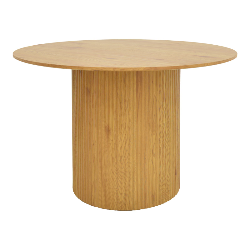product_pako_029-000355 Τραπέζι Karulo mdf σε sonoma απόχρωση Φ120x76εκ - Image 1