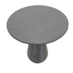 Tραπέζι Donda mdf μαύρο Φ100x76εκ - Image 3