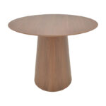 Tραπέζι Donda mdf καρυδί Φ100x76εκ - Image 2