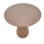 Tραπέζι Donda mdf καρυδί Φ100x76εκ - Image 3