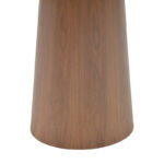 Tραπέζι Donda mdf καρυδί Φ100x76εκ - Image 4