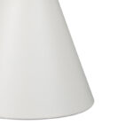 Βοηθητικά τραπέζια Coozlin Inart sintered stone σε απόχρωση λευκό μαρμάρου με λευκό μέταλλο - Image 4