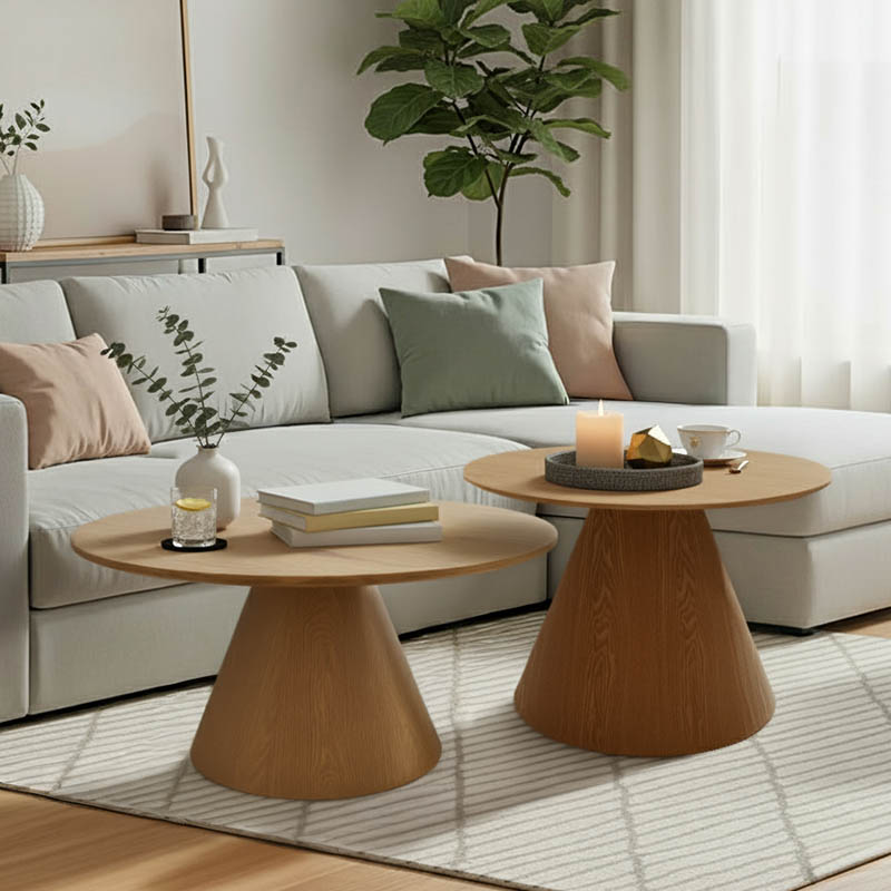 product_pako_029-000424 Tραπέζια σαλονιού Donda mdf μέταλλο σετ 2τεμ. sonoma - Image 1