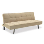 Καναπές-κρεβάτι Travis 3θέσιος με ύφασμα μπεζ 175x83x74εκ - Image 2