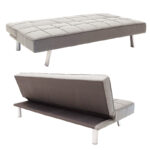 Καναπές-κρεβάτι Travis 3θέσιος ύφασμα γκρι 175x83x74εκ - Image 5