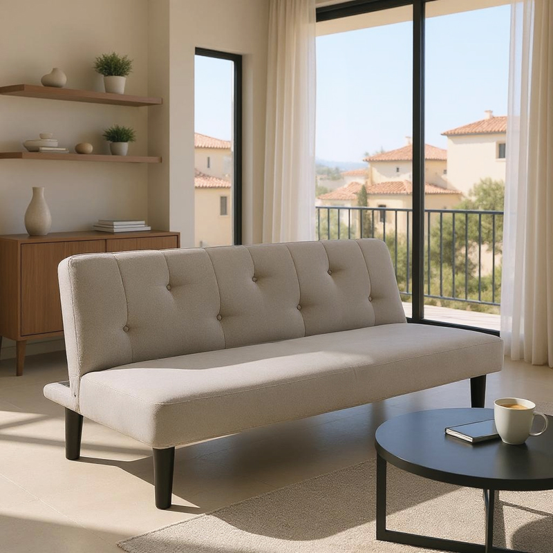 product_pako_035-000067 Καναπές-κρεβάτι Breathe ύφασμα γκρι 167x77x73εκ - Image 1