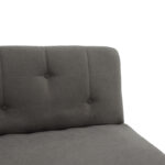 Καναπές-κρεβάτι Breathe ύφασμα ανθρακί 167x77x73εκ - Image 6