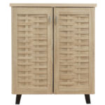 Παπουτσοθήκη-ντουλάπι MANTAM 12 ζεύγων χρώμα sonoma 78x40x92εκ - Image 5
