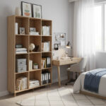 Βιβλιοθήκη FIRENZE χρώμα sonoma 107x28,6x178εκ