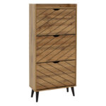 Παπουτσοθήκη Thelma 12 ζεύγων oak 60x23.8x131.6εκ - Image 2