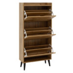 Παπουτσοθήκη Thelma 12 ζεύγων oak 60x23.8x131.6εκ - Image 3