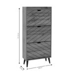 Παπουτσοθήκη Thelma 12 ζεύγων oak 60x23.8x131.6εκ - Image 8