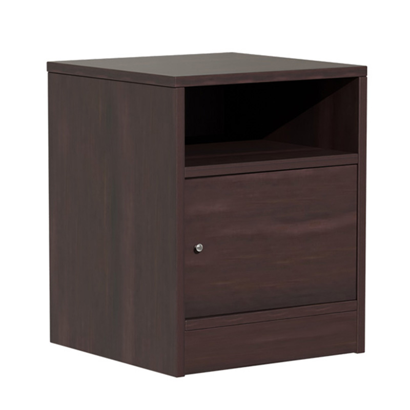product_pako_049-000071 Κομοδίνο Foly με ένα ντουλάπι καρυδί 40x40x50εκ - Image 1