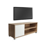 Έπιπλο τηλεόρασης Ellon μελαμίνης sonoma-λευκό 120x40x41εκ. - Image 2