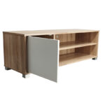 Έπιπλο τηλεόρασης Ellon μελαμίνης sonoma-λευκό 120x40x41εκ. - Image 3