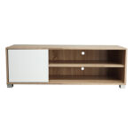 Έπιπλο τηλεόρασης Ellon μελαμίνης sonoma-λευκό 120x40x41εκ. - Image 4