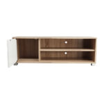 Έπιπλο τηλεόρασης Ellon μελαμίνης sonoma-λευκό 120x40x41εκ. - Image 5