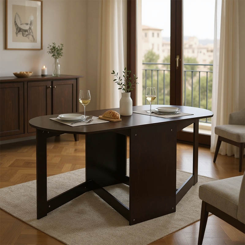 product_pako_049-000091 Τραπέζι Nadine πολυμορφικό-επεκτεινόμενο wenge 160x80x76.5εκ - Image 1