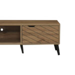 Έπιπλο τηλεόρασης Thelma oak μελαμίνης 150x40x41.6εκ - Image 3