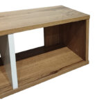 Ραφιέρα τοίχου Flevior σε sonoma με λευκή απόχρωση 90x22x25.6εκ - Image 2