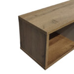 Ραφιέρα τοίχου Flevior σε sonoma με λευκή απόχρωση 90x22x25.6εκ - Image 3