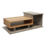 Τραπέζι σαλονιού Nuvele σε γκρι antique-sonoma απόχρωση 90x50x35εκ - Image 2