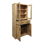 Βιτρίνα-ντουλάπα Nisso σε oak απόχρωση 80x40x183.5εκ - Image 3