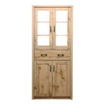 Βιτρίνα-ντουλάπα Nisso σε oak απόχρωση 80x40x183.5εκ - Image 4