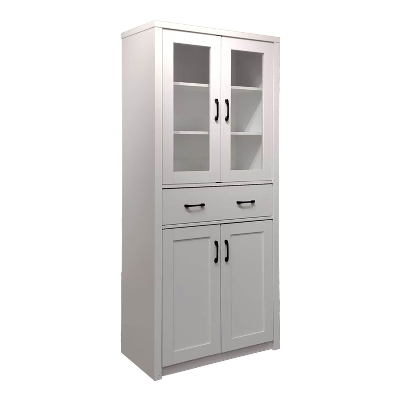 product_pako_049-000117 Βιτρίνα-ντουλάπα Nisso σε λευκή απόχρωση 80x40x183.5εκ - Image 1