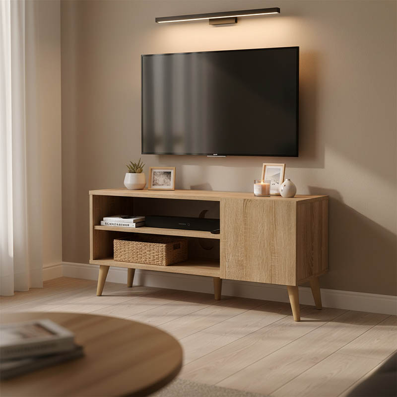 product_pako_049-000118 Έπιπλο τηλεόρασης Orianne σε sonoma απόχρωση 90x32x46εκ - Image 1