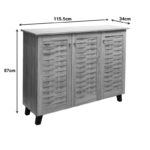 Παπουτσοθήκη-ντουλάπι Mantam 16 ζεύγων sonoma 115.5x34x87εκ - Image 6