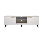 Έπιπλο τηλεόρασης Kemvio sonoma-λευκό 120x38x44εκ - Image 4