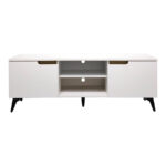 Έπιπλο τηλεόρασης Kemvio sonoma-λευκό 150x38x44εκ - Image 4