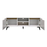 Έπιπλο τηλεόρασης Kemvio sonoma-λευκό 150x38x44εκ - Image 5