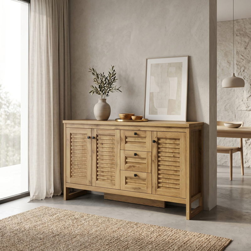 product_pako_049-000127 Μπουφές Beles sonoma 160x40x93.5εκ - Image 1