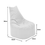 Πουφ πολυθρόνα Norm PRO αδιάβροχο μπεζ 65x65x80εκ - Image 5