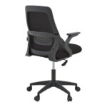 Καρέκλα γραφείου Reji mesh ύφασμα μαύρο 58x60x89-99εκ - Image 2