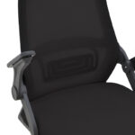 Καρέκλα γραφείου Reji mesh ύφασμα μαύρο 58x60x89-99εκ - Image 6